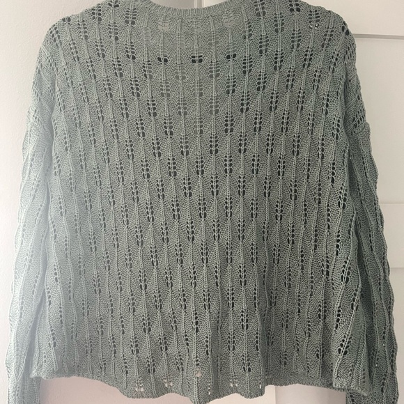 Women’s S/M Wishlist Sage Green Cardigan Sweater - Picture 3 of 5